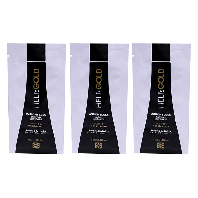 how to treat scalp acne with natural remedies -Helis Gold Weightless Conditioner by Helis Gold for Unisex - 0.34 oz Conditioner - Pack of 3