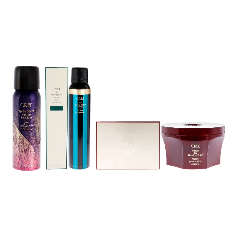 how to fix hair thinning from hormone imbalance -Oribe Curl Shaping Mousse and Masque For Beautiful Color and Apres Beach Wave and Shine Spray Kit by Oribe for Unisex - 3 Pc Kit 5.7oz Mousse, 5.9oz Masque, 2.1oz Hairspray