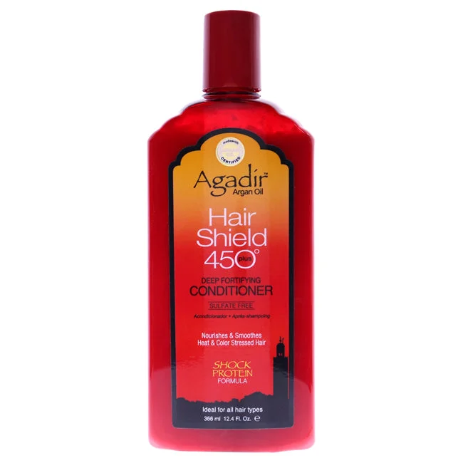 how to fix over-processed hair naturally -Agadir Argan Oil Argan Oil Hair Shield 450 Deep Fortifying Conditioner by Agadir for Unisex - 12.4 oz Conditioner