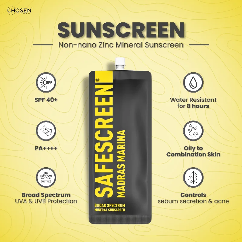 SAFESCREEN® Madras Marina Sunscreen SPF 40+