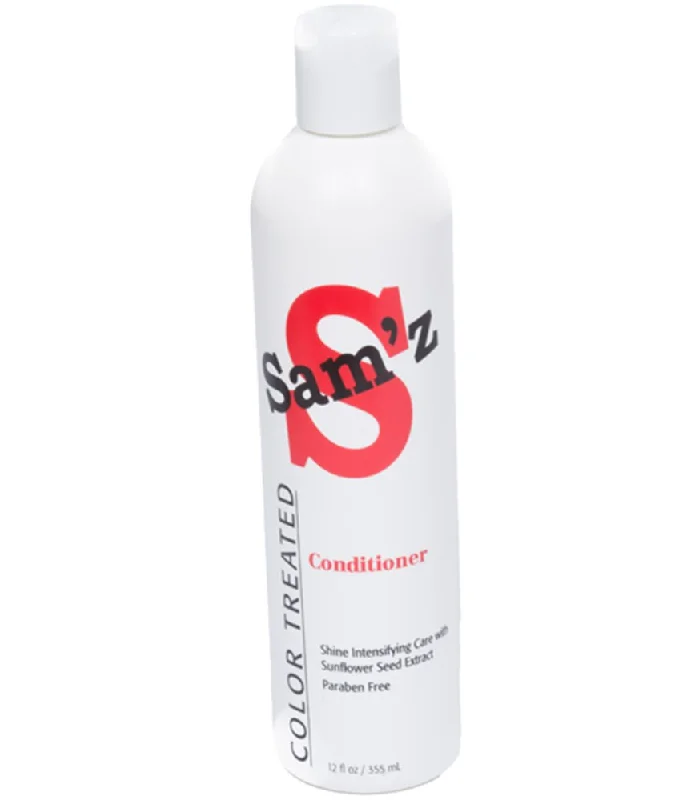 how to treat dry scalp and flaky skin -Sam'z Color Treated Conditioner Sunflower Seed Extract 12 oz.