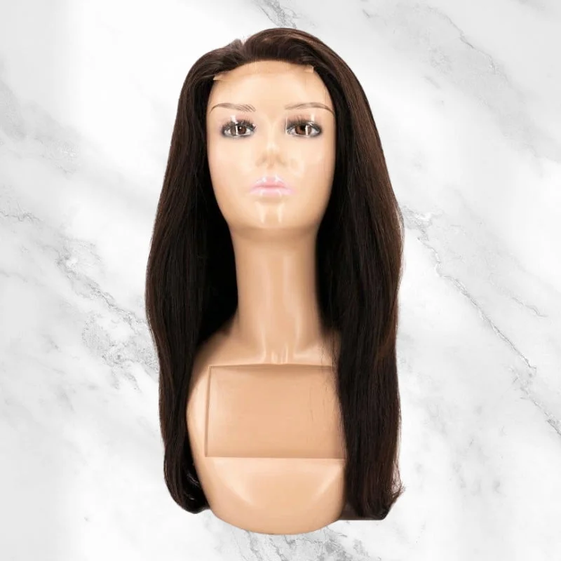 wigs for adding instant volume and length-Sandra Straight Closure Wig