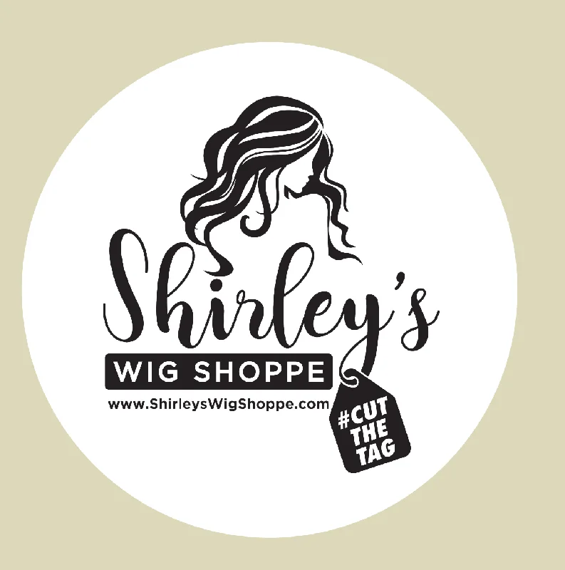 wigs for professional and polished styles-Shirley's Wig Shoppe | Ceramic Round Coaster with Cork Bottom