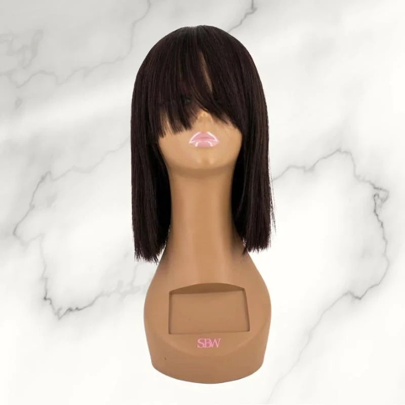 wigs for transforming your appearance instantly-Sofia Straight Bob Bang Wig