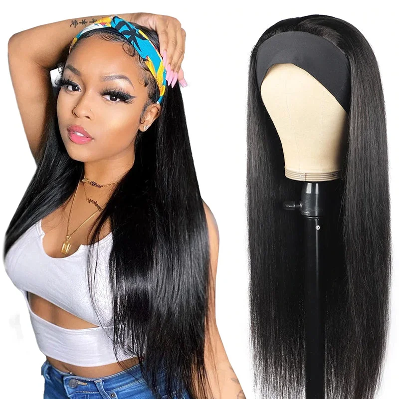 wigs for confident styling that fits your lifestyle-BIANCA Straight Hair Headband Wig *No Lace* Beginner Friendly & Convenient