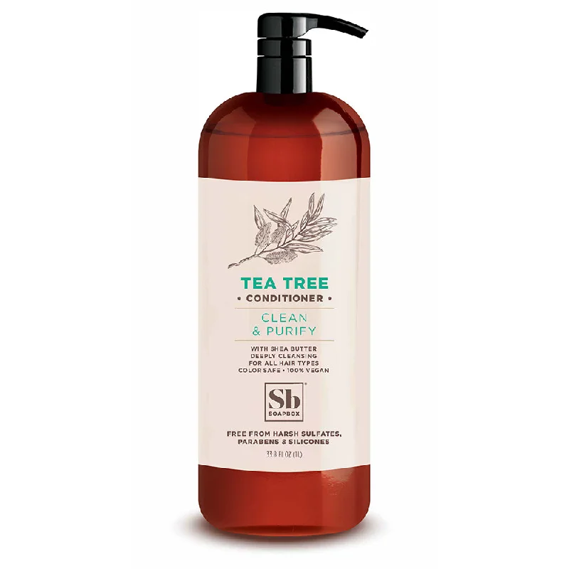 best hair care products for fine, oily hair -Tea Tree & Mint Scalp Balancing Conditioner - 1 Liter