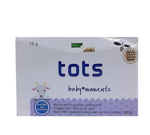 Tots Baby Soap 75GM, PACK OF 3