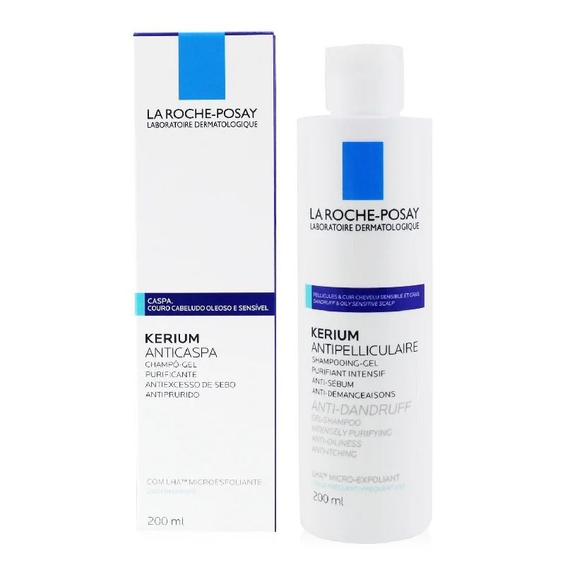 La Roche Posay Kerium Anti-Dandruff Micro-Exfoliating LHA Gel Shampoo (For Oily Scalp)  200ml/6.7oz