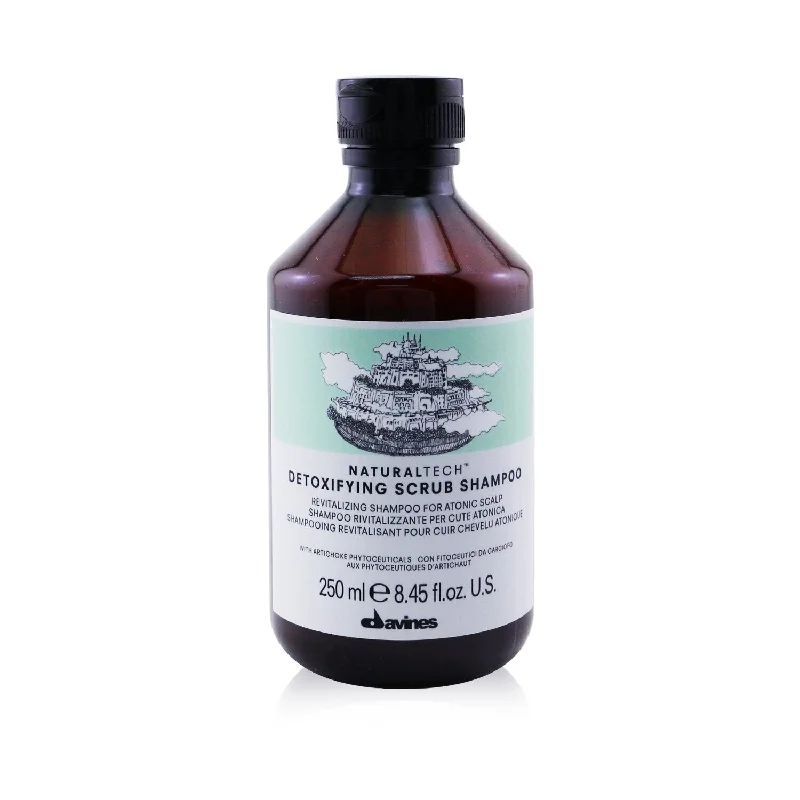 Davines Natural Tech Detoxifying Scrub Shampoo (For Atonic Scalp)  250ml/8.45oz