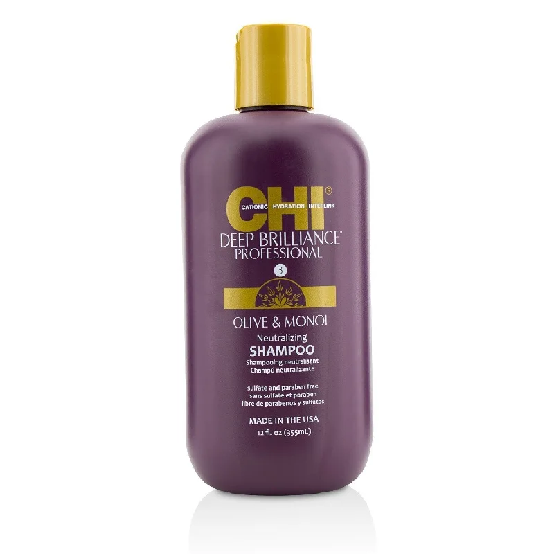 CHI Deep Brilliance Olive & Monoi Neutralizing Shampoo  355ml/12oz