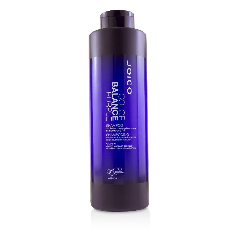 Joico Color Balance Purple Shampoo (Eliminates Brassy/Yellow Tones on Blonde/Gray Hair)  1000ml/33.8oz