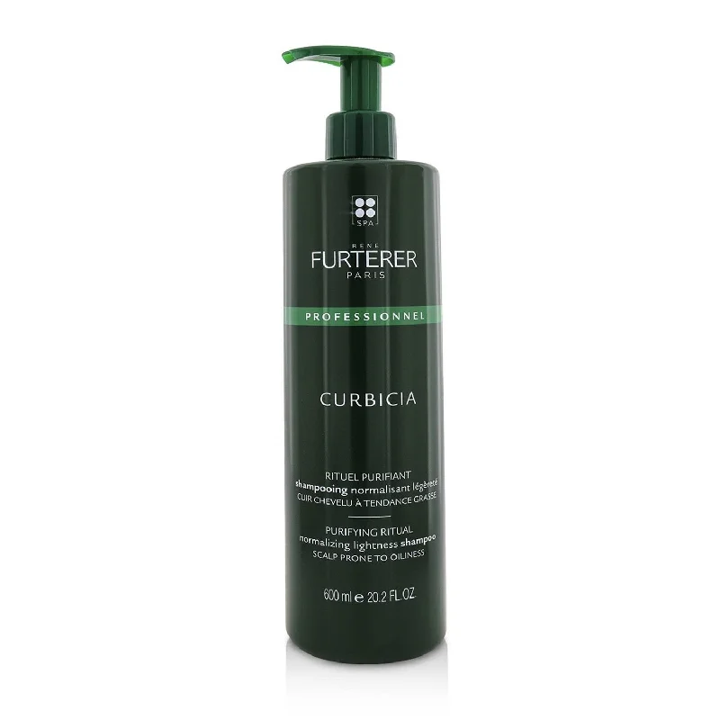 Rene Furterer Curbicia Purifying Ritual Normalizing Lightness Shampoo - Scalp Prone to Oiliness (Salon Product)  600ml/20.2oz