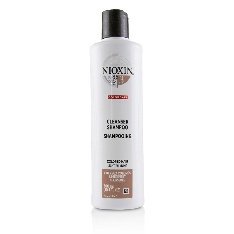 Nioxin Derma Purifying System 3 Cleanser Shampoo (Colored Hair, Light Thinning, Color Safe)  300ml/10.1oz