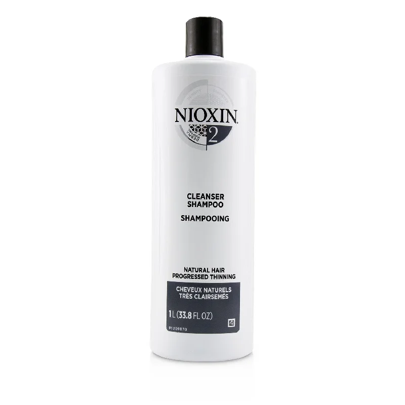 Nioxin Derma Purifying System 2 Cleanser Shampoo (Natural Hair, Progressed Thinning)  1000ml/33.8oz