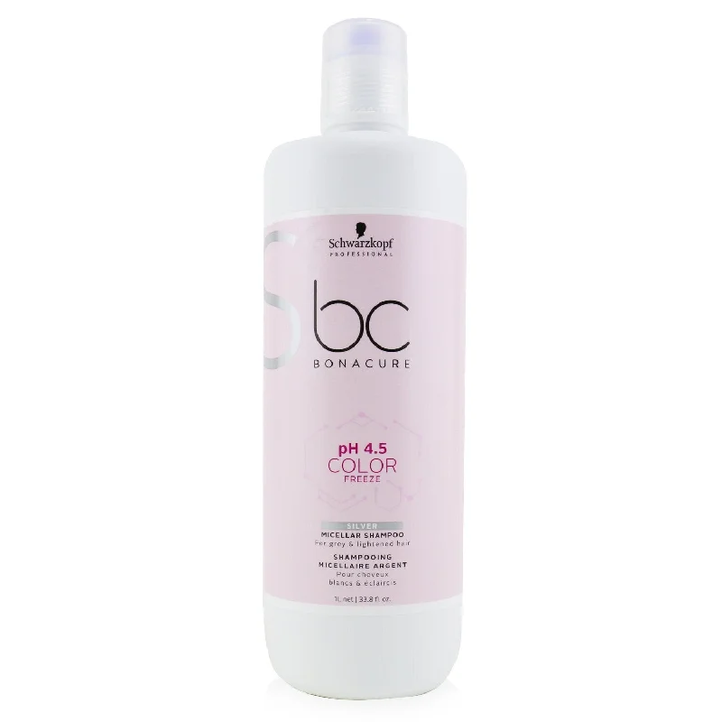 Schwarzkopf BC Bonacure pH 4.5 Color Freeze Silver Micellar Shampoo (For Grey & Lightened Hair)