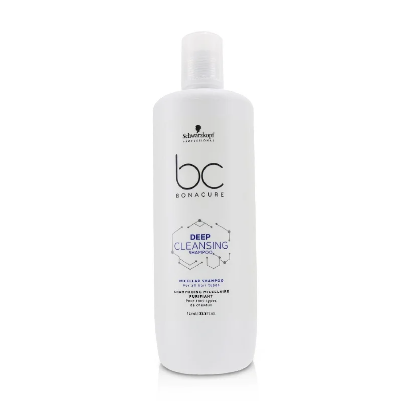 Schwarzkopf BC Bonacure Deep Cleansing Shampoo Micellar Shampoo (For All Hair Types)  1000ml/33.8oz