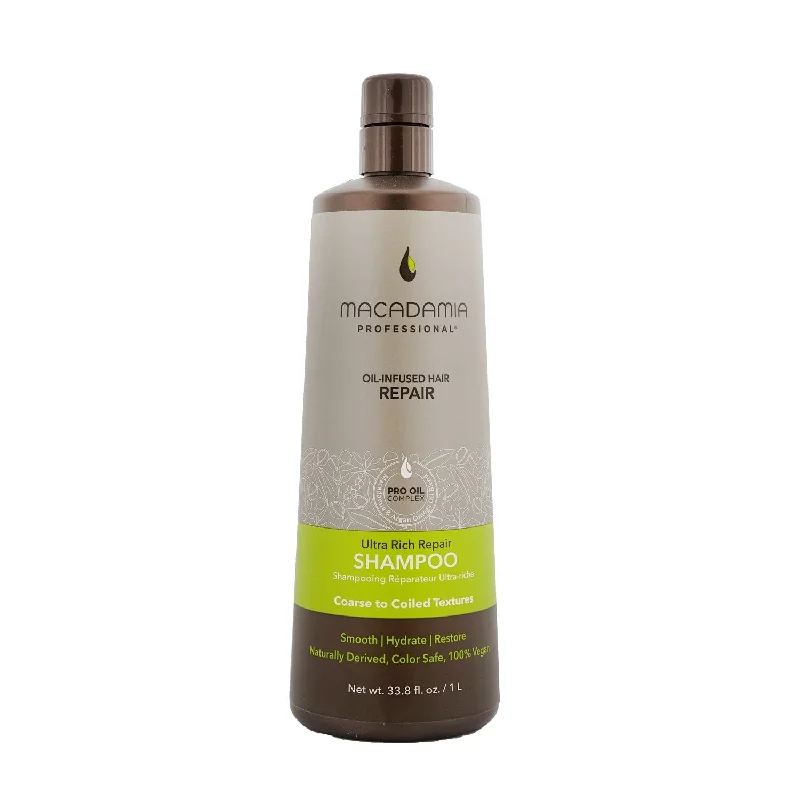 Macadamia Natural Oil Professional Ultra Rich Repair Shampoo (Coarse to Coiled Textures)  1000ml/33.8oz