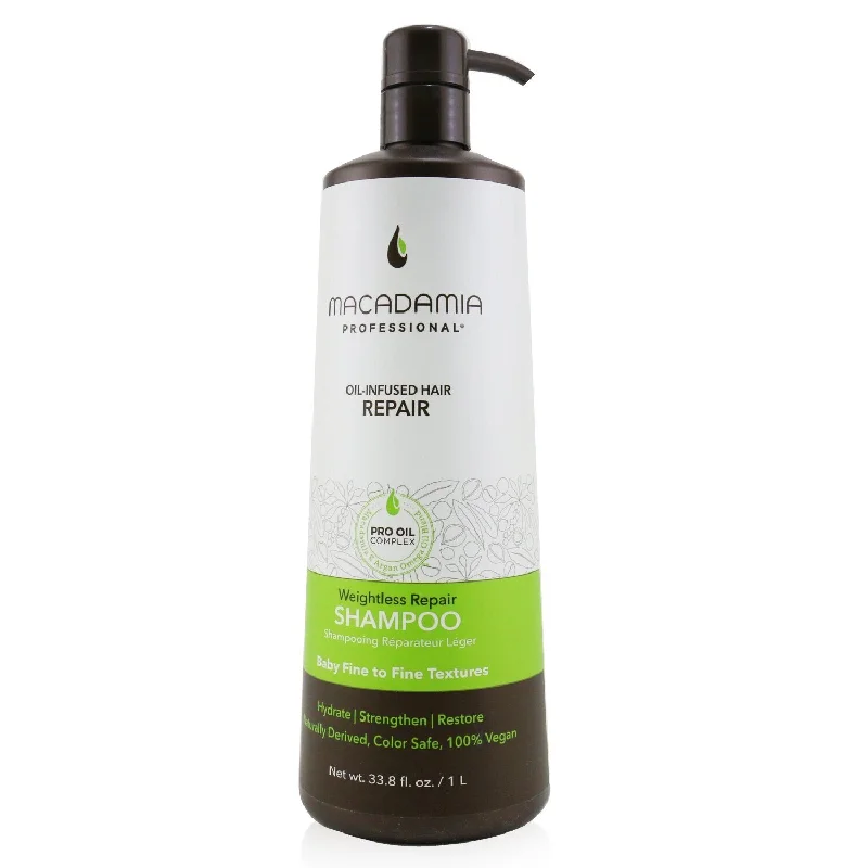 Macadamia Natural Oil Professional Weightless Repair Shampoo (Baby Fine to Fine Textures)  1000ml/33.8oz