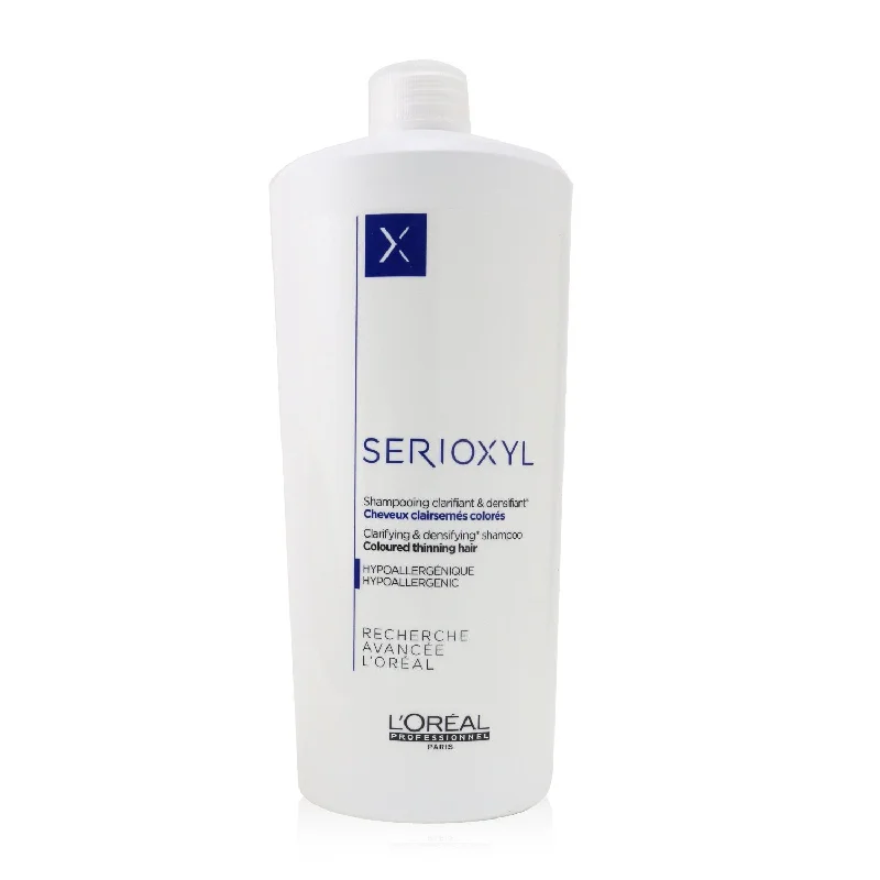 L'Oreal Professionnel Serioxyl Clarifying & Densifying Shampoo (Coloured Thinning Hair)  1000ml/33.8oz