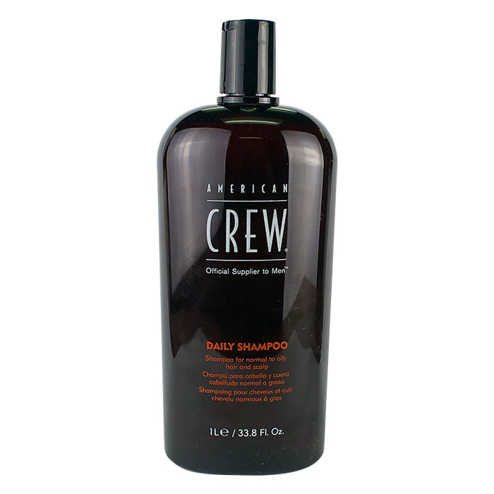 American Crew Men Daily Shampoo (For Normal to Oily Hair and Scalp) 1000ml/33.8oz