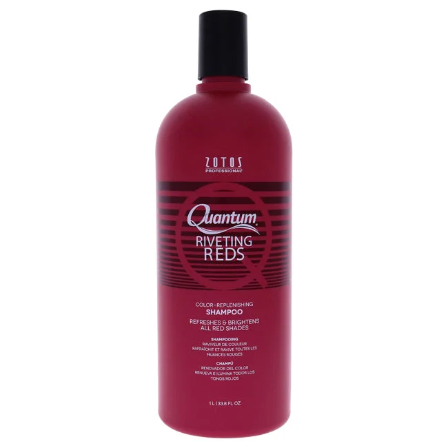 Zotos Quantum Riveting Reds Color Replenishing Shampoo by Zotos for Unisex - 33.8 oz Shampoo