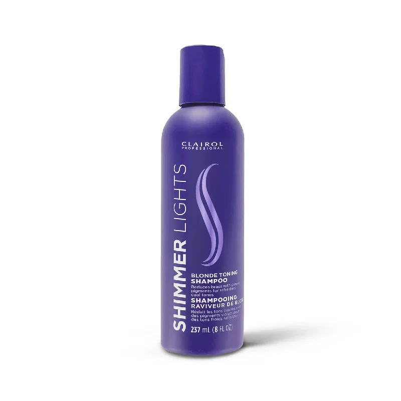 Clairol Shimmer Lights Toning Shampoo For Blonde Grey Hair